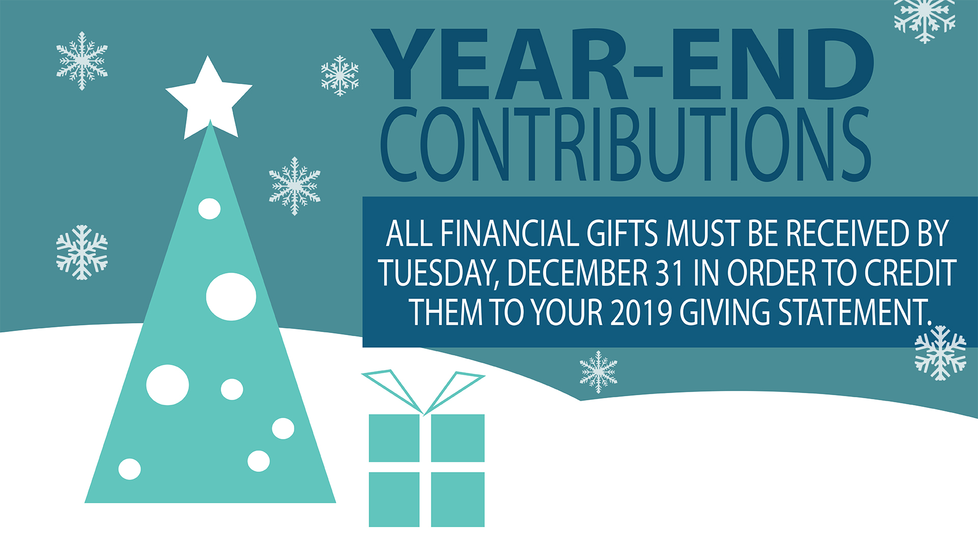 stay committed in giving contributions